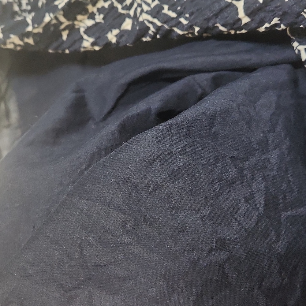 J. Crew strapless navy blue floral dress, size 2 - Picture 8 of 8
